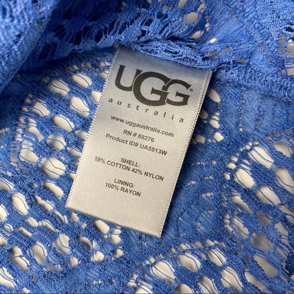 🆕 UGG Luna Lace Women’s Tank Top Blue Bra Sz L - Picture 5 of 8
